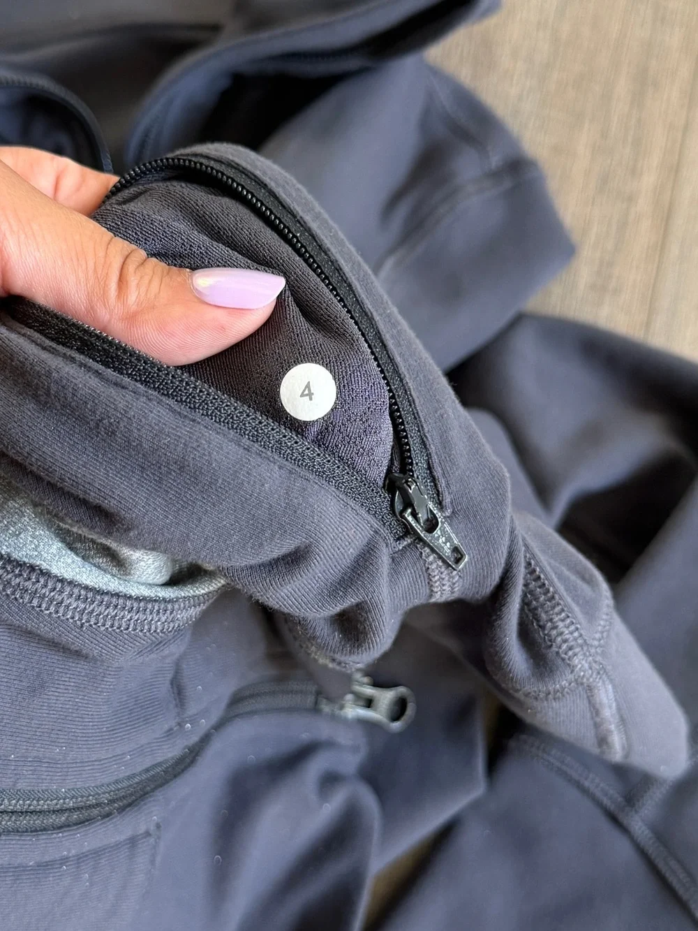 Lululemon Stride Full Zip Jacket Gray Size 4 (Small)